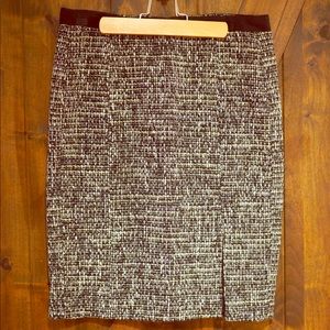 Rebecca Taylor black and white tweed skirt!